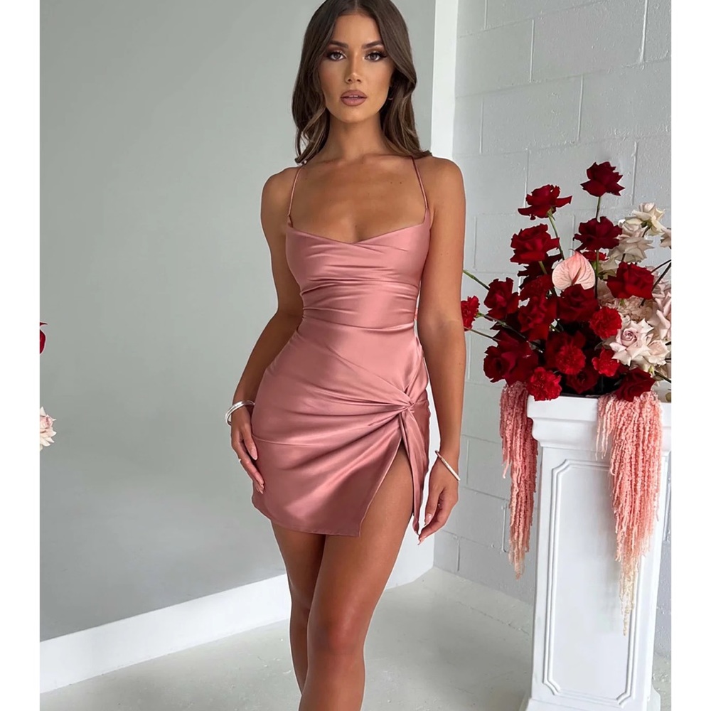 Babyboo MAE MINI DRESS - PINK - Picture 4 of 7